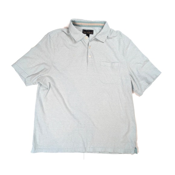 Jos A Bank Reserve Traditional Fit Pastel Green 1/4 Button Polo Men's Size XXL - Picture 1 of 5